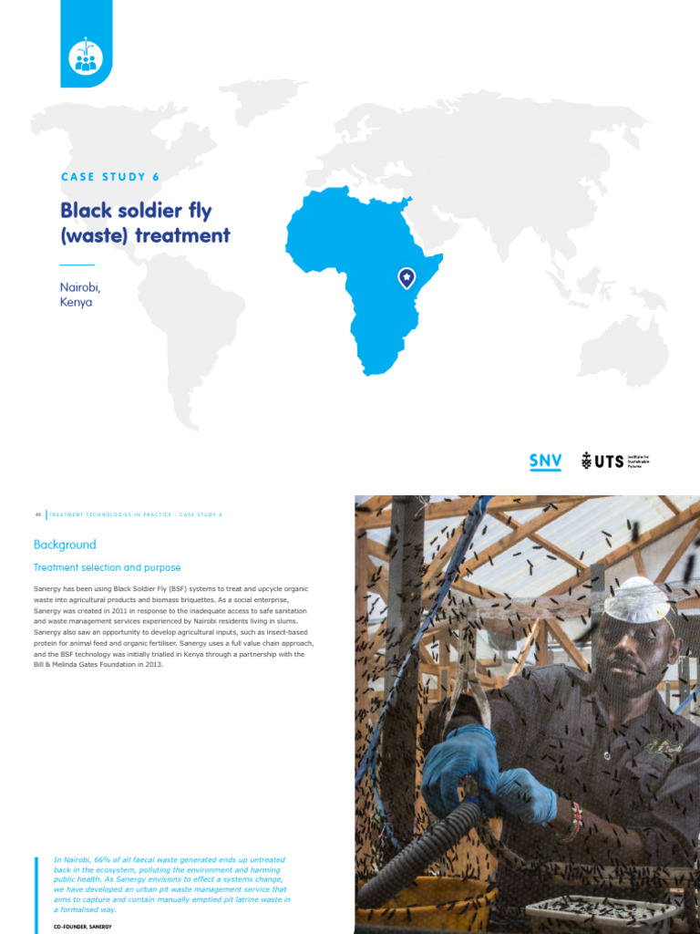 6 Black Soldier Fly Waste Treatment | PDF | Waste | Sanitation