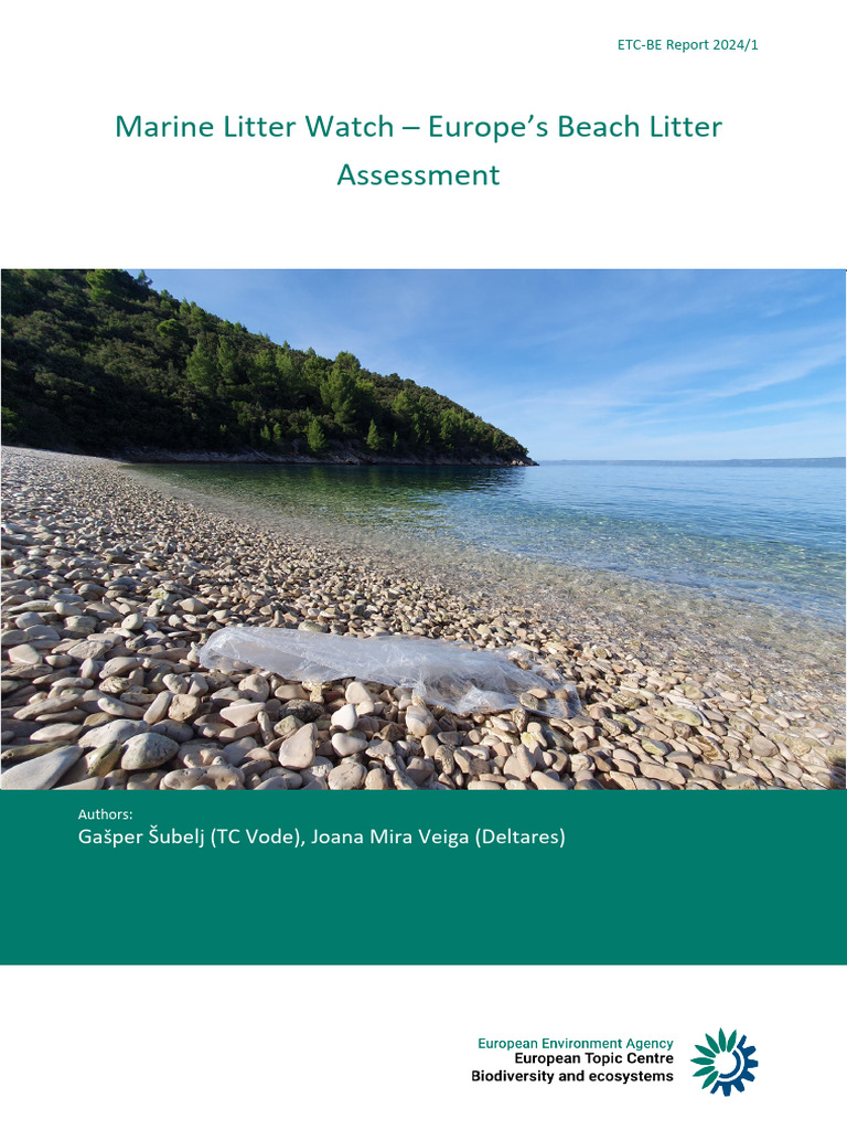 ETC BE Report 2024-01 - Marine Litter Watch - Europe's Beach Litter ...