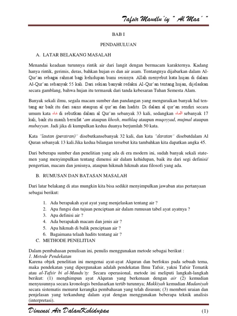 Kajian Ayat Kauniyah