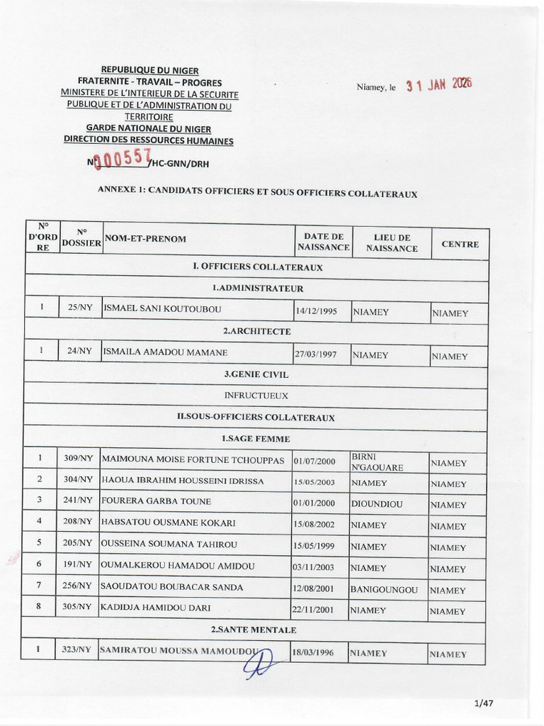 Arrete Admissible 2025 | PDF