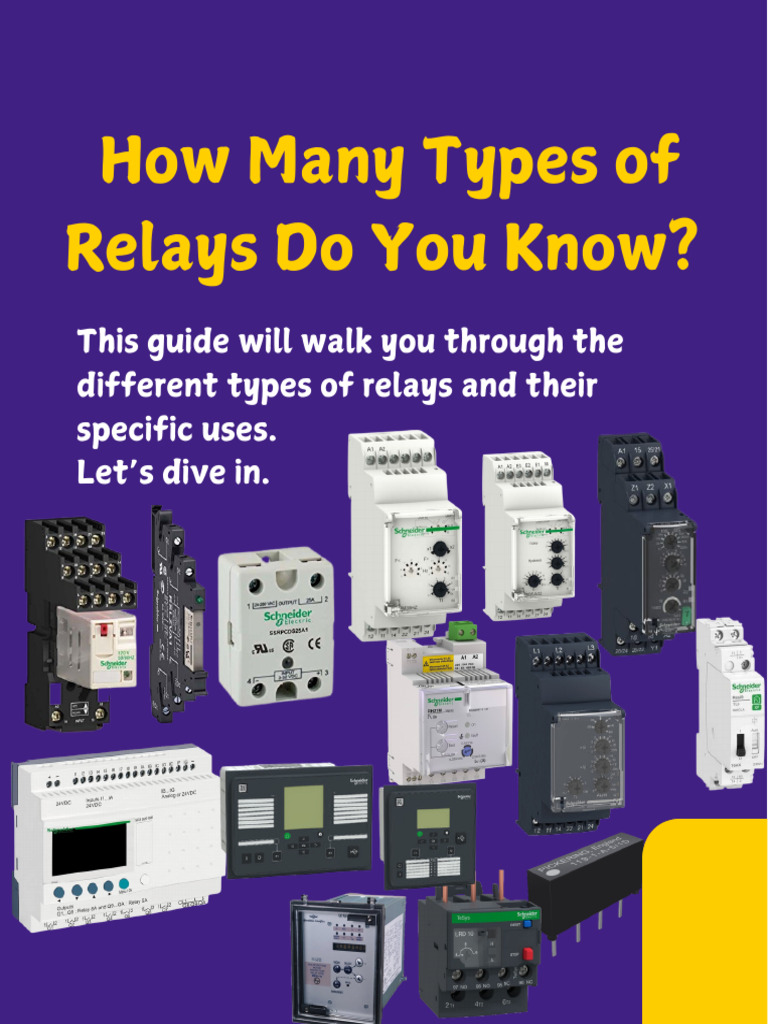Types of Electrical Relays | PDF | Relay | High Voltage