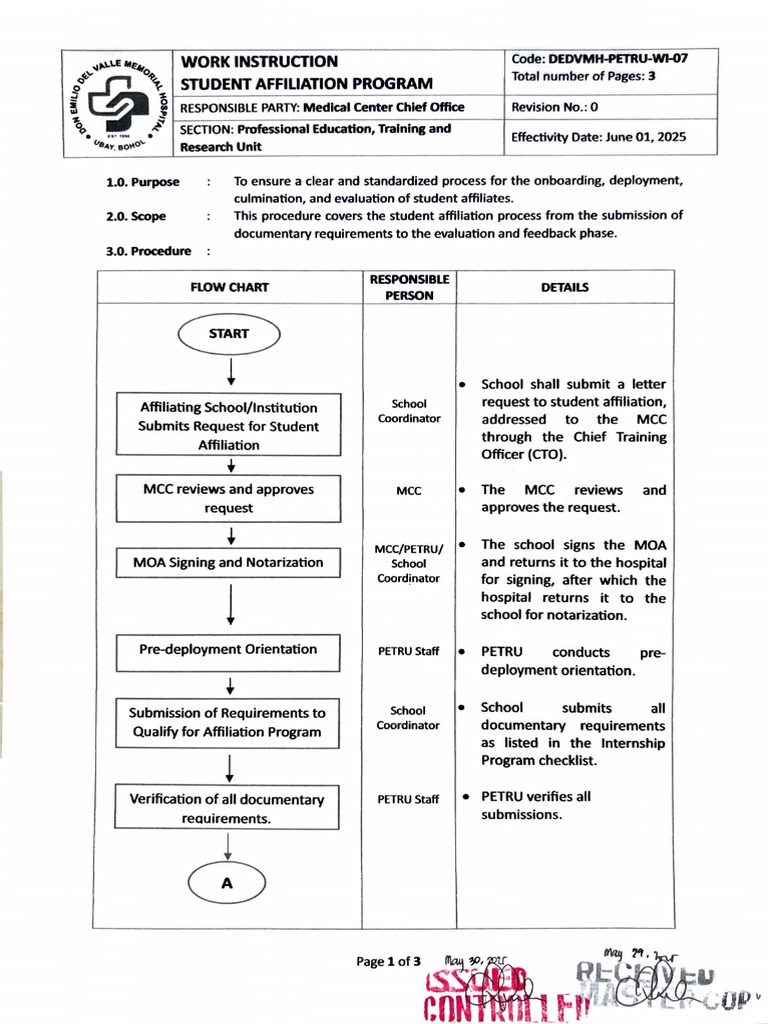 WI 07 Student Affiliation Program | PDF