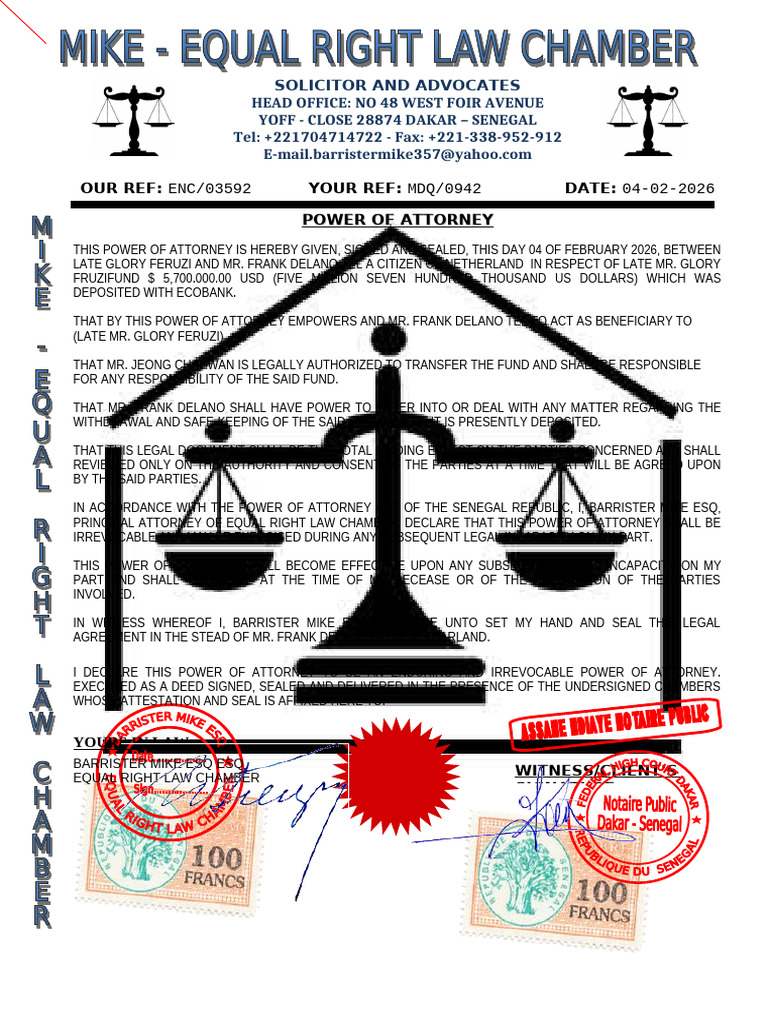 Power of Attorney Mike | PDF