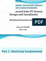 Distributed Generation Solar PV