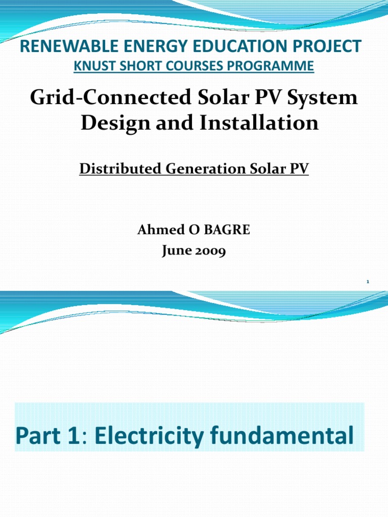 Solar PV System Design Overview | PDF | Kilowatt Hour | Photovoltaics