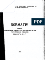 C 29-77 Normativ de Consolidarea Ternurilor Slabe Prin Procedee Mecanice