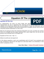Equation of The Line