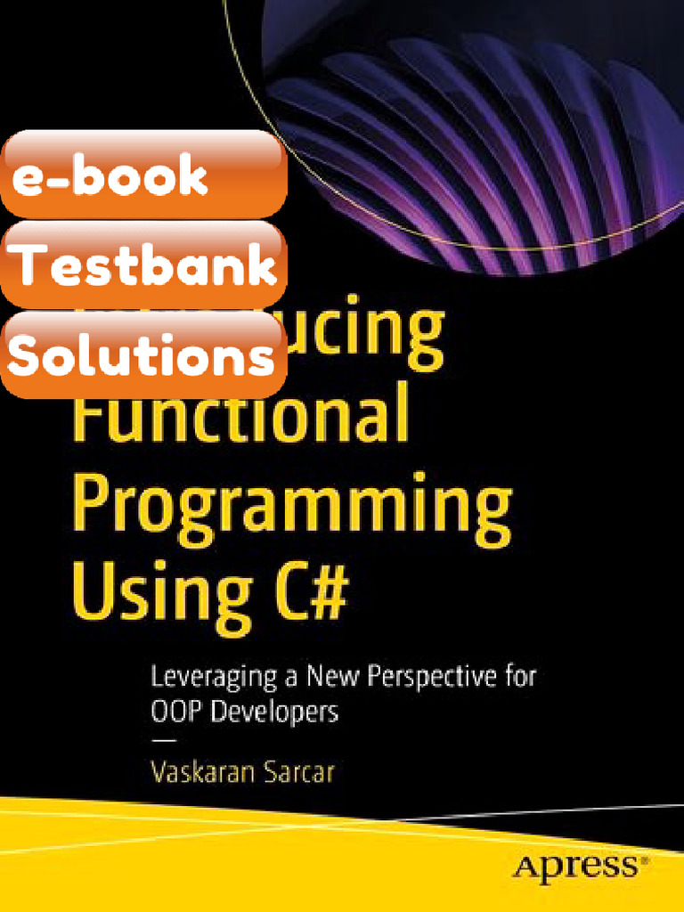 Test Bank & Ebook Introducing Functional Programming Using C Leveraging ...