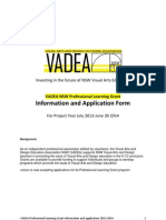  Vadea Grant 2012 Application