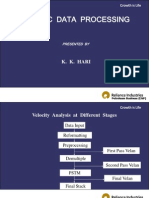 Seismic Data Processing: K. K. Hari