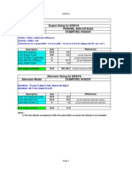 Engine and Alternator Sizing Calculations