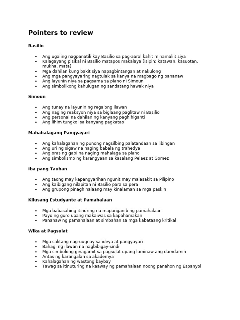 Pointers To Review Module 2 | PDF