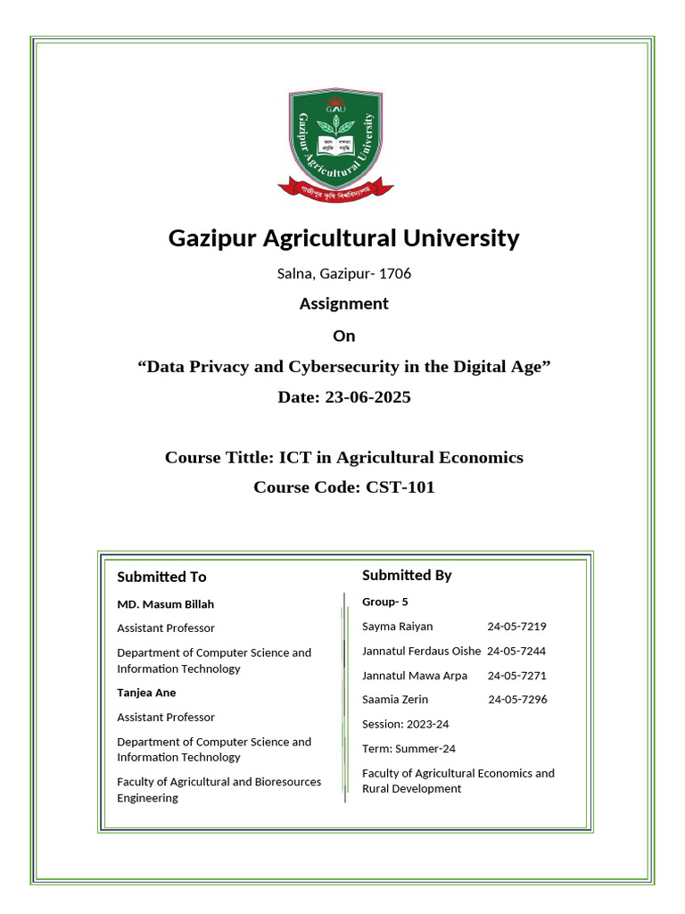 Group 5 | PDF | Security | Computer Security