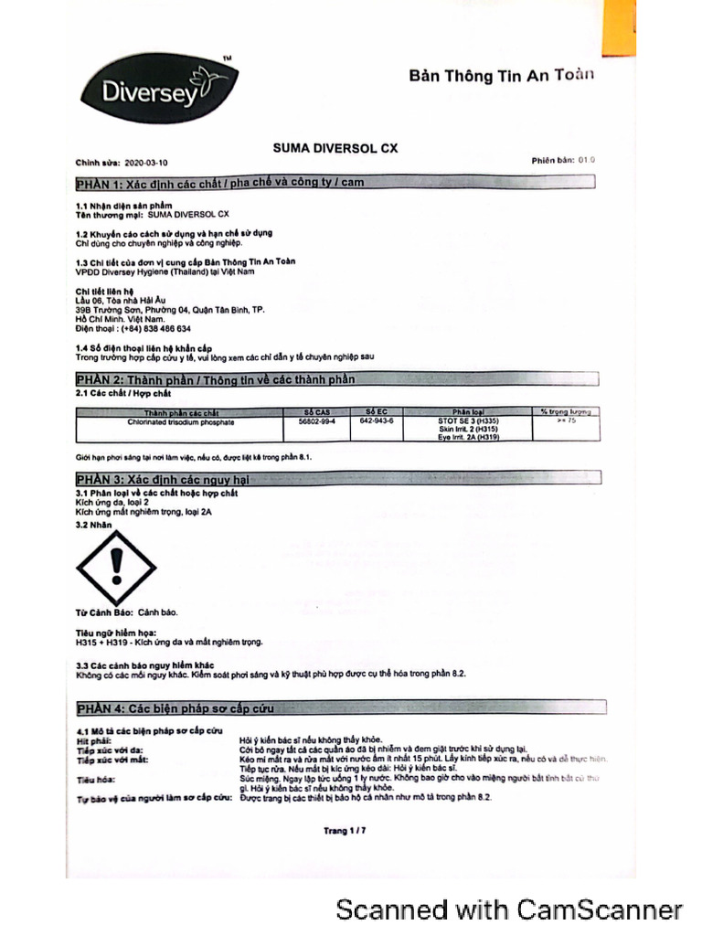 Suma Diversol CX | PDF