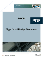BSOD - High Level Design Document Final