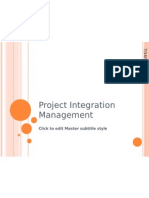 Project Integration Management