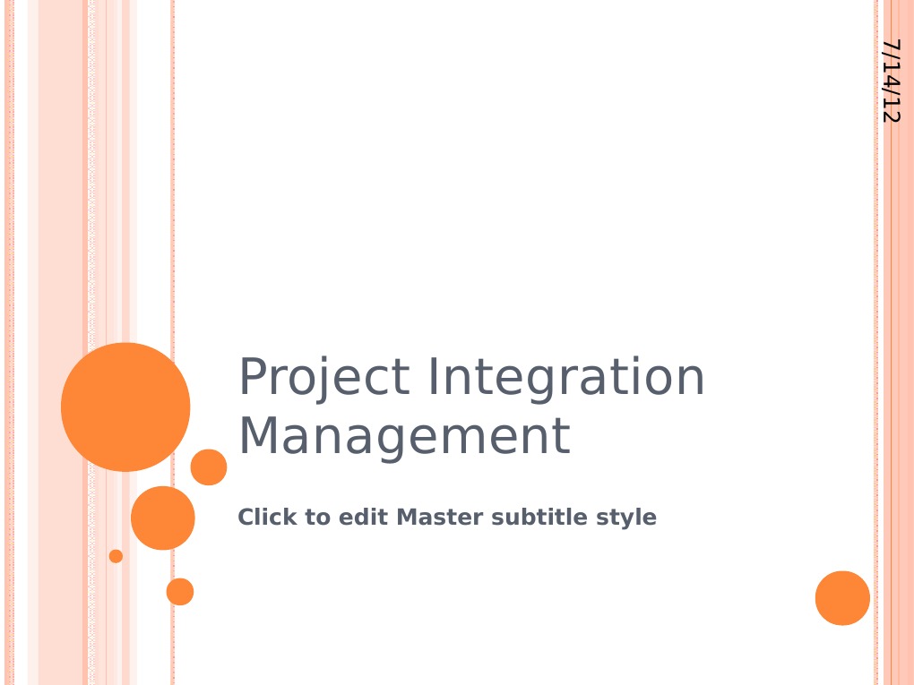Project Integration Management | PDF | Project Management | Strategic ...