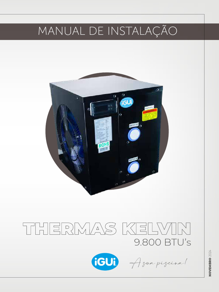 Manual Thermas Kelvin Mini - 9800 Btus | PDF | Temperatura | Calor