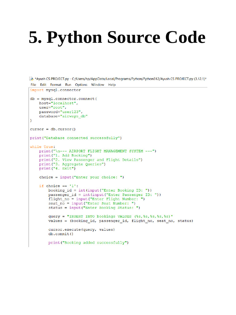 Python Source Code | PDF