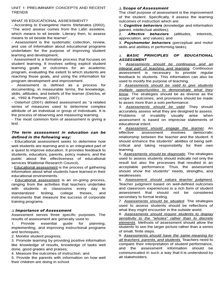 Ced 106 Prelim | PDF | Educational Assessment | Teachers