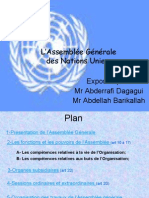 Exposé sur L’Assemblée Générale de l'ONU