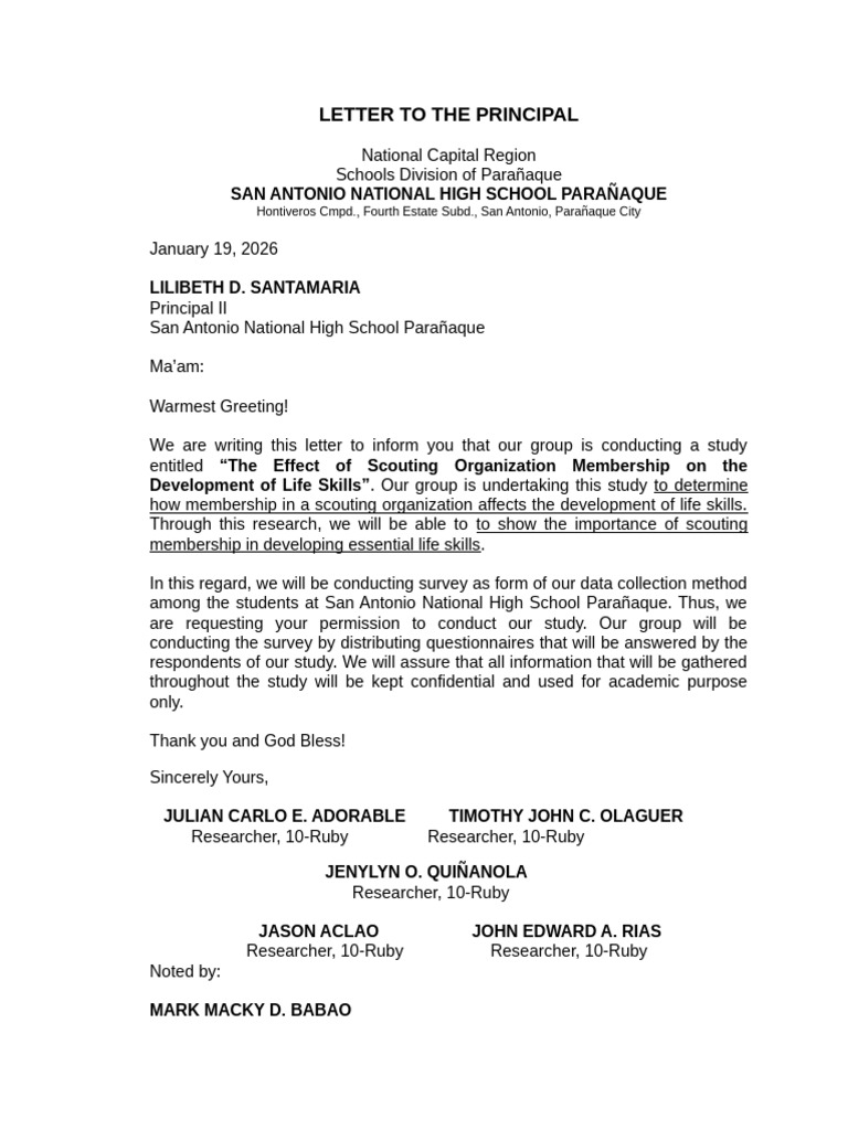 Letters For Research | PDF