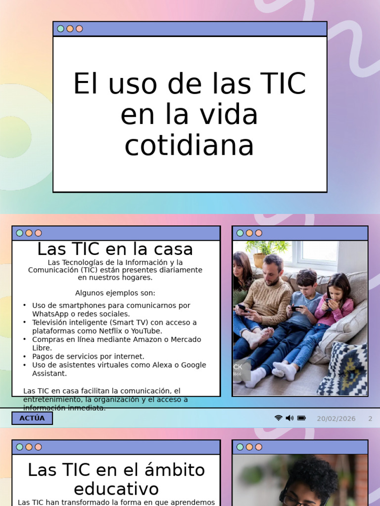 El Uso de Las TIC en La Vida Cotidiana | PDF