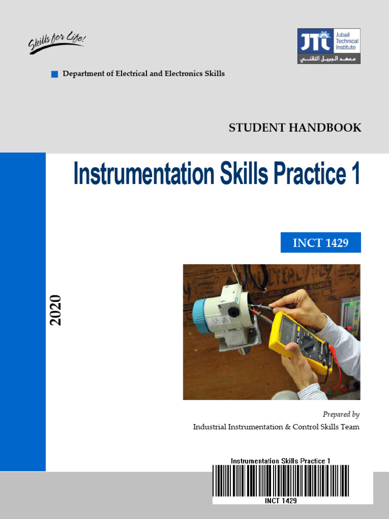 1.6 - InCT1429 Intrumentation Skills Practice 1 (Feb 12-2018) | PDF