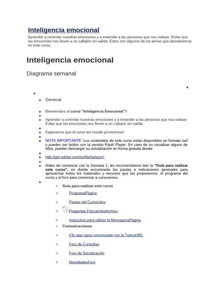 1 Inteligencia Emocional | PDF | Las emociones | Inteligencia emocional