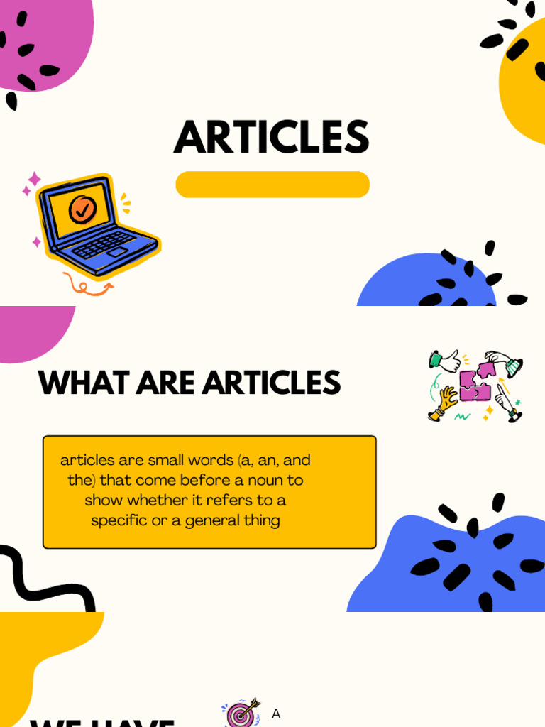 Articles | PDF | Word | Linguistic Morphology