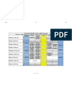 I Year Time Table