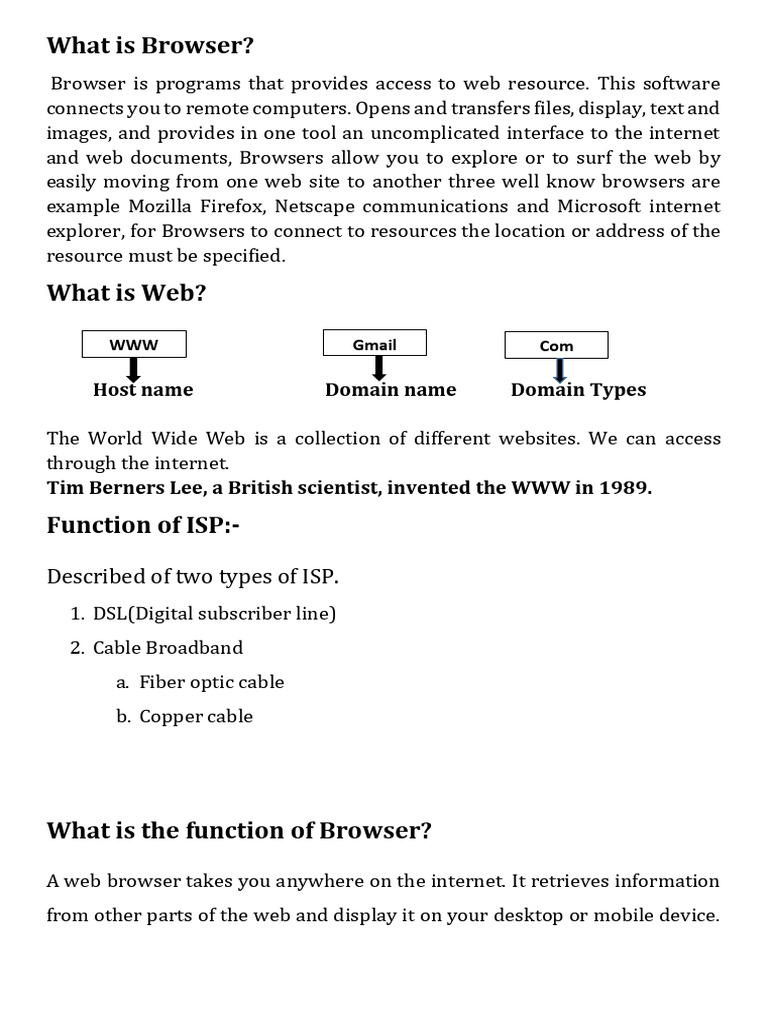 Networking Topology & Browser | PDF | Network Topology | World Wide Web