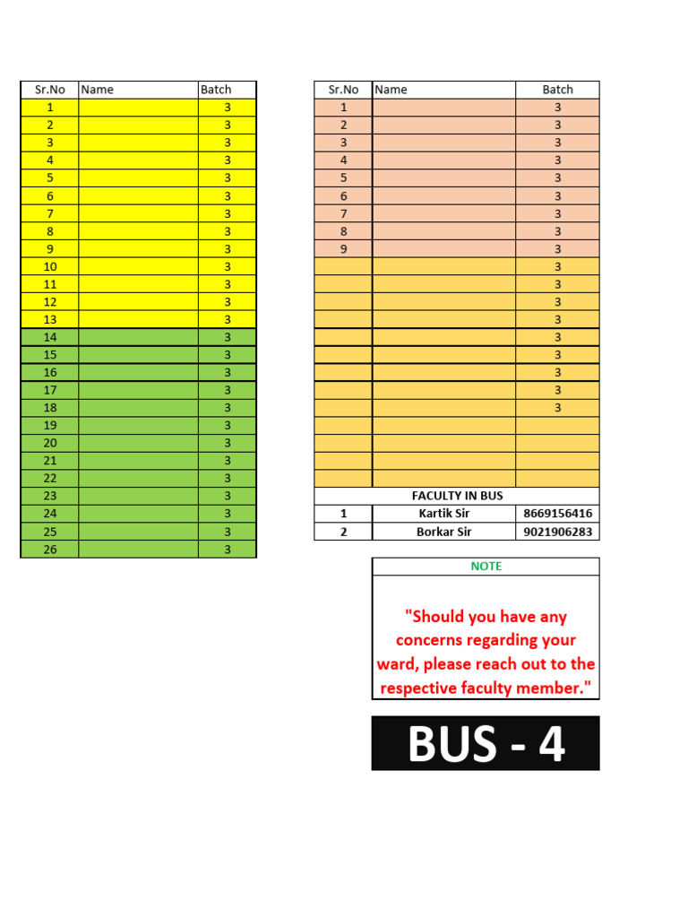 Bus - 4 | PDF