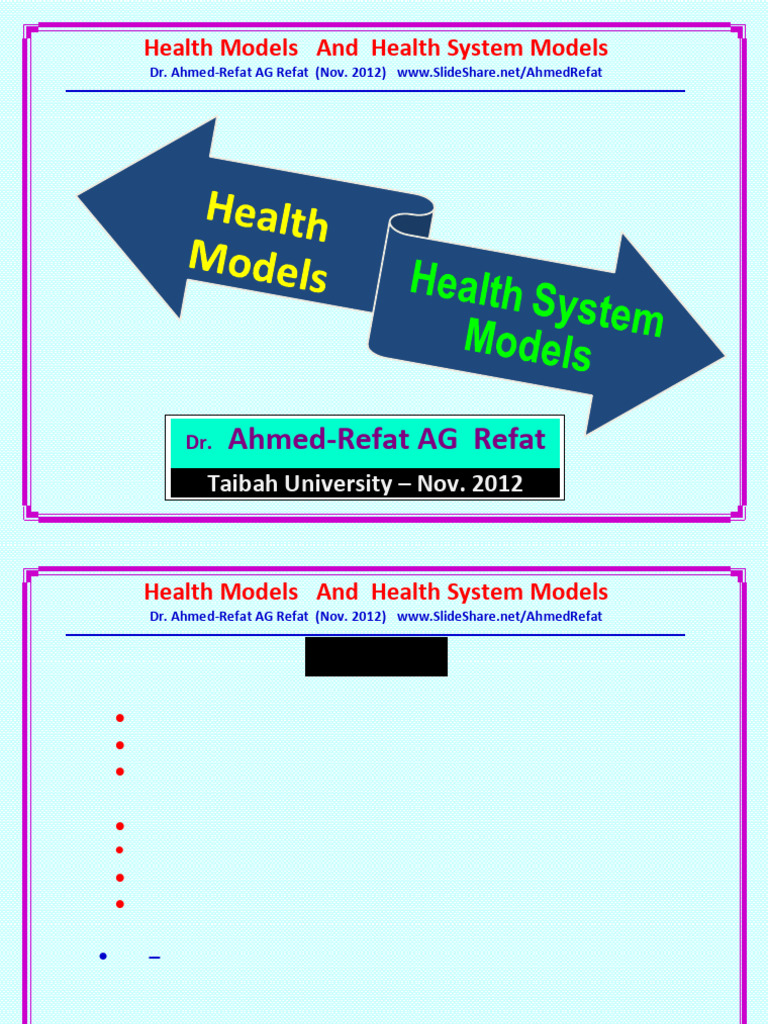 Healthsystemmodels 121128031423 Phpapp01 | PDF | Payroll Tax | Health Care