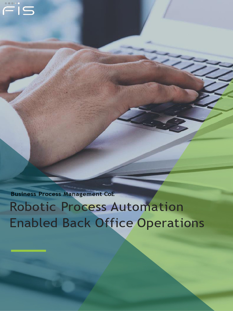Robotic Process Automation Enabled Back Office Operations Brochure ...