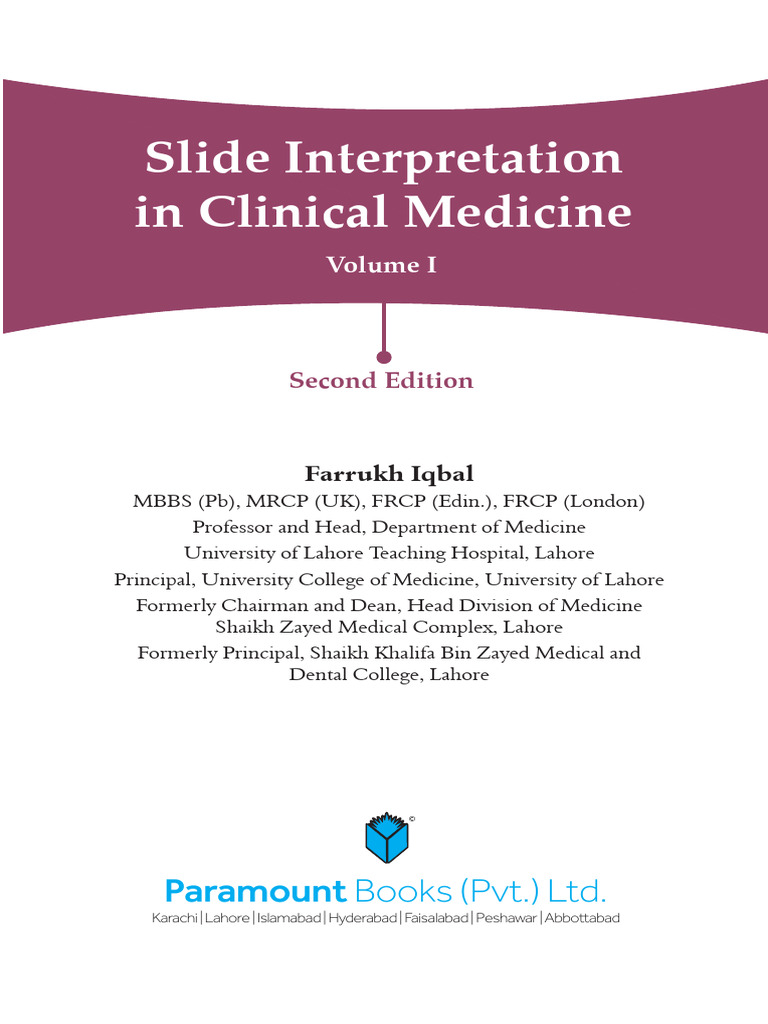 Slide Interpretation Vol-1 Sample | PDF | Clinical Medicine | Medicine