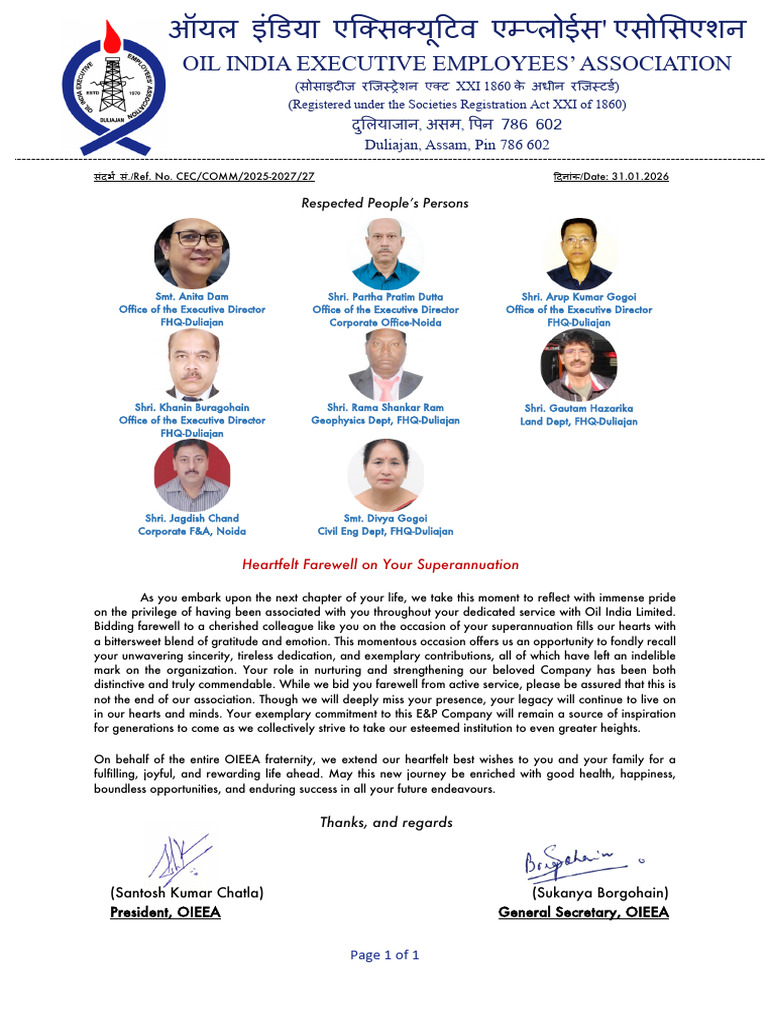 Farewell Message Copy 6 | PDF | Personal Development | Psychology