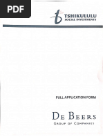 Capitec Donation Application Form | PDF | Nonprofit Organization | Banks