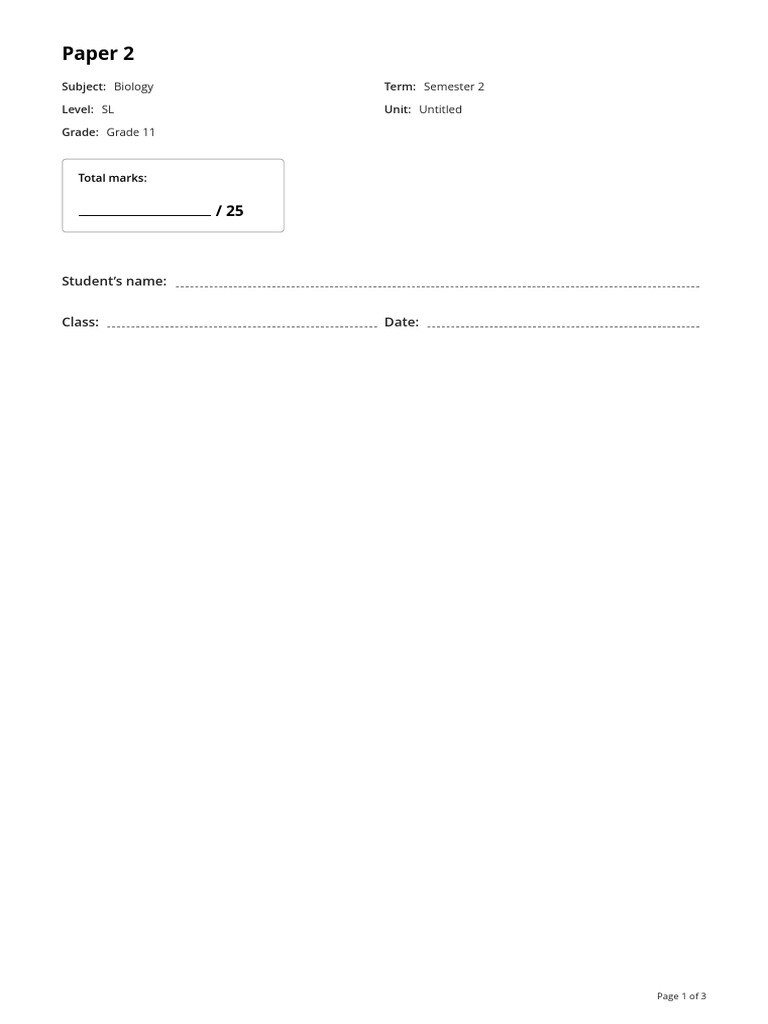 Paper 2 Practice | PDF