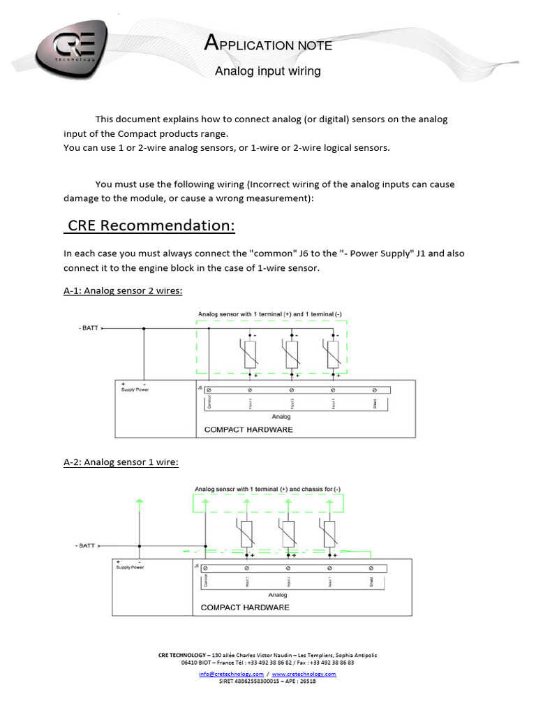 Application Note Analog Input en | PDF