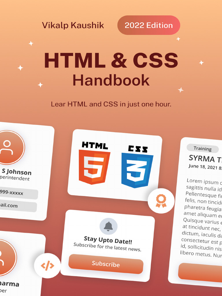 HTML & Css Handbook 2022 | PDF | Html Element | Html