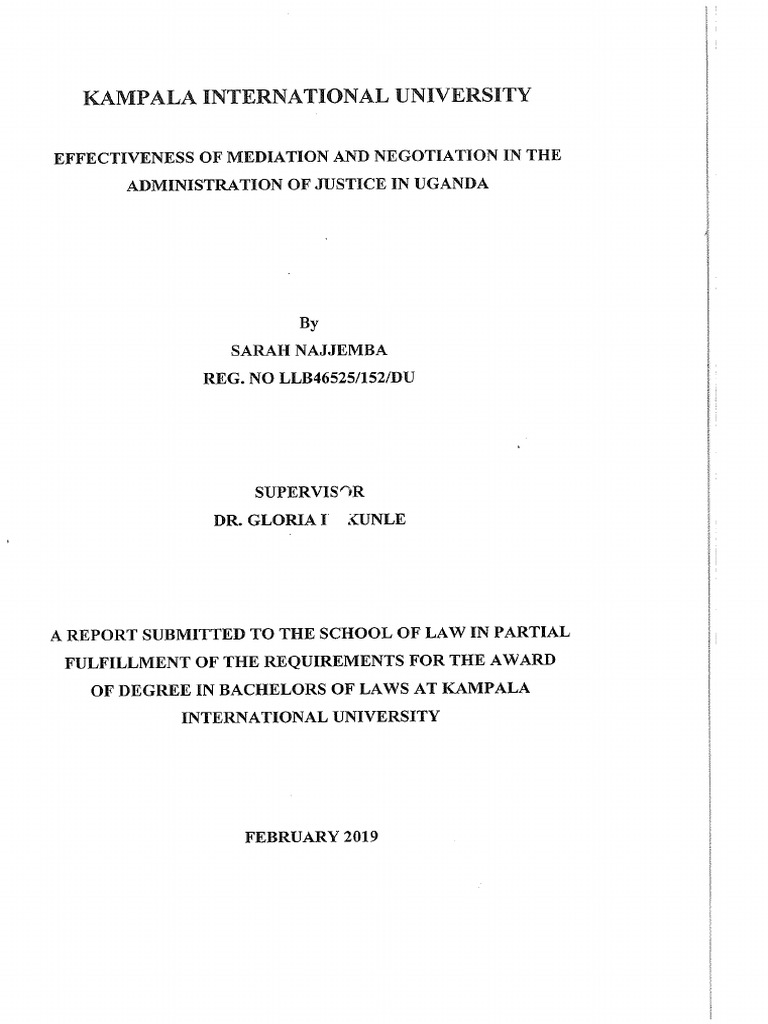Negotiation Paper | PDF