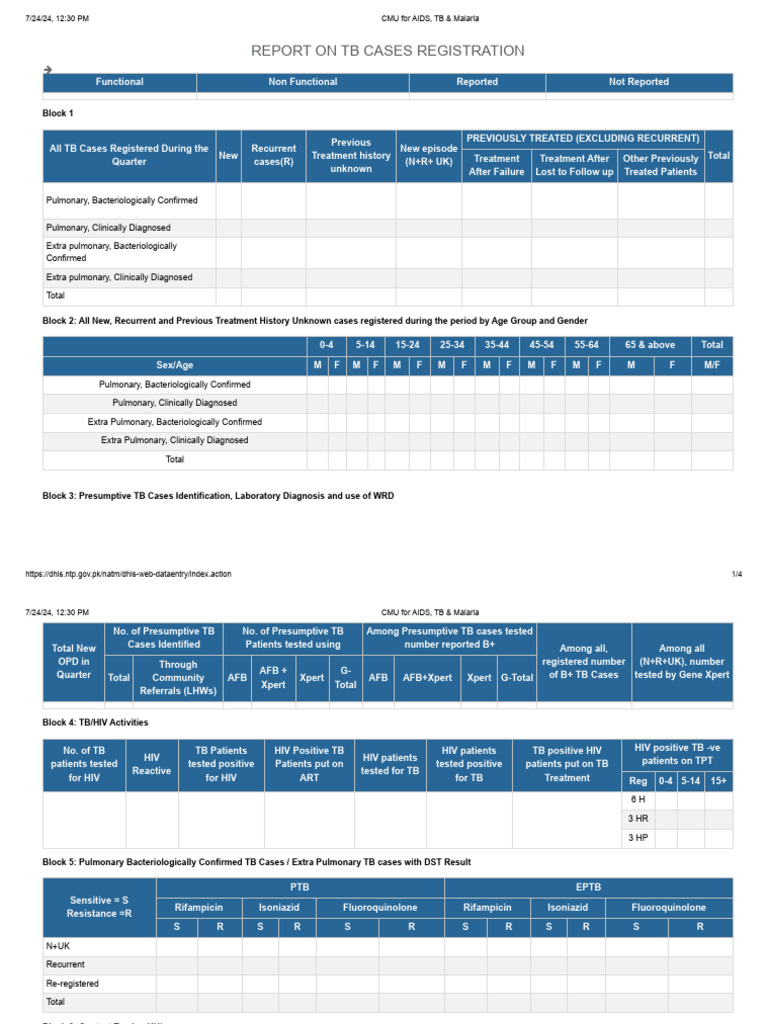 TB-07 Form Latest 2024 | PDF | Tuberculosis | Animal Diseases