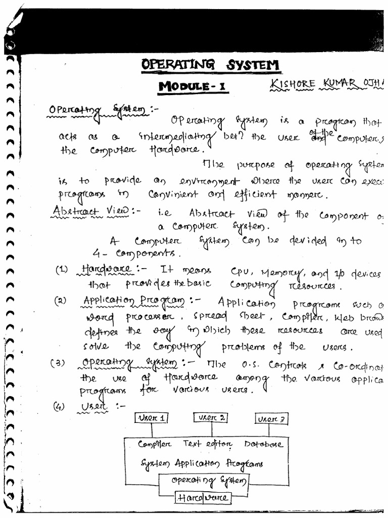 O S Notes | PDF