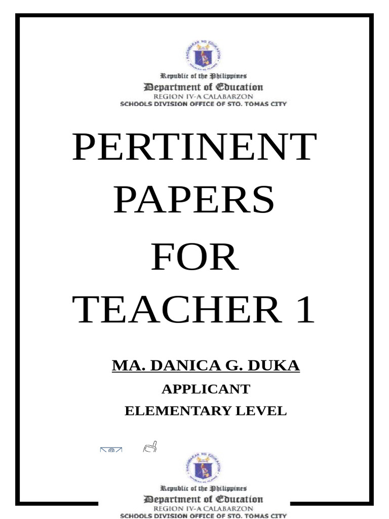 Pertinent Papers | PDF