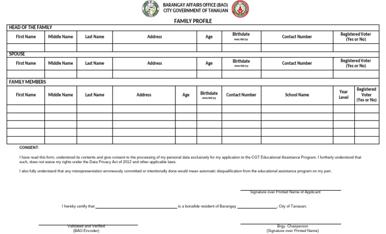 Family Profile | PDF