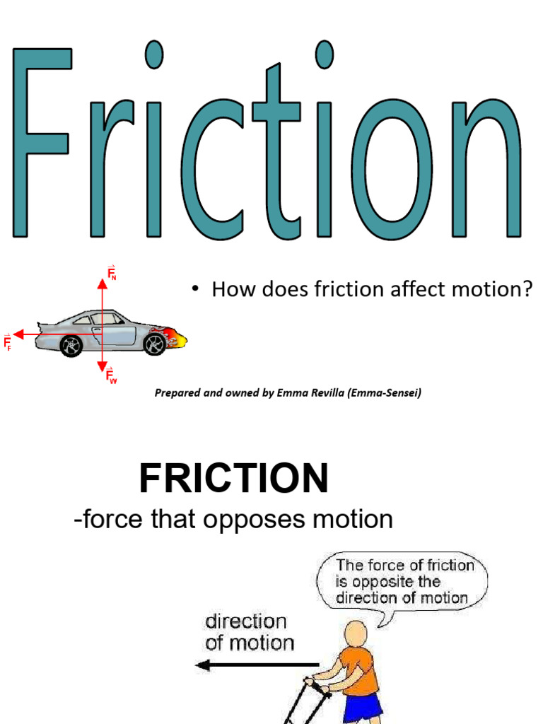 Topic 7 Gen Physics1 Friction | PDF | Friction | Force