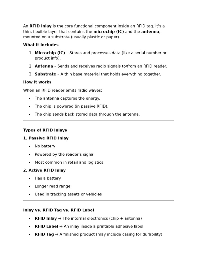 Introduce RFID | PDF