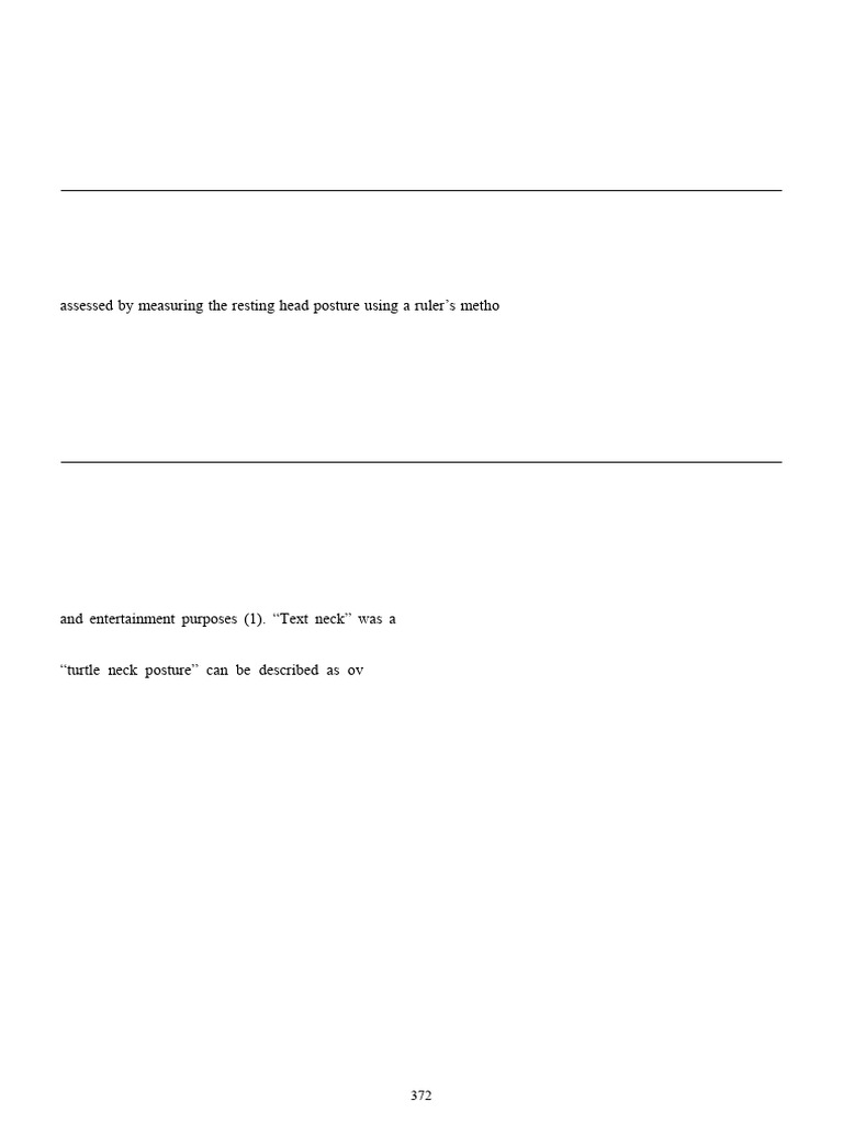 Estimation and Prevention of Text Neck Syndrome Am | PDF | Neck ...