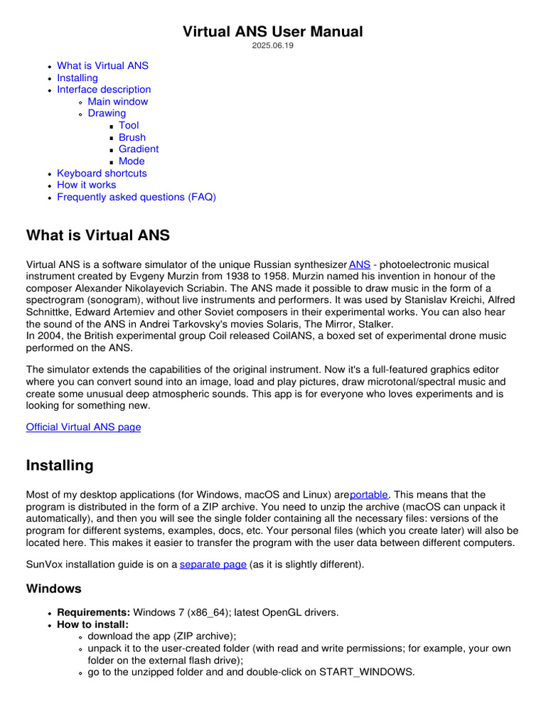 Virtual ANS User Manual | PDF | Directory (Computing) | Ios